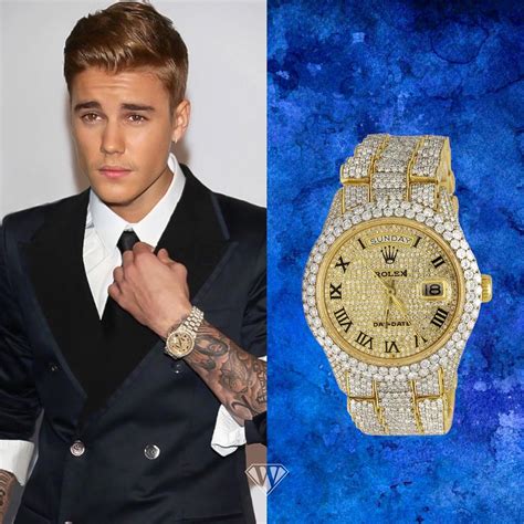 justin bieber rolex datejust|justin bieber watches.